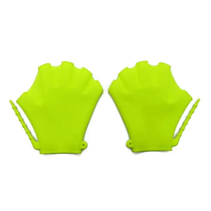 Silicone Finger Webbed Swim Training Gloves