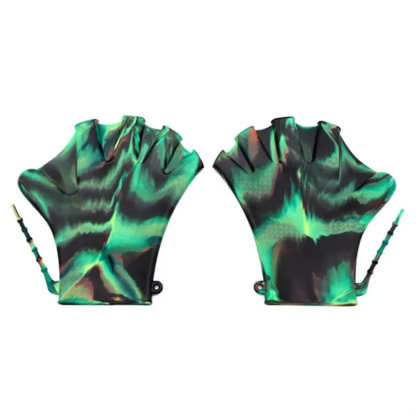 Silicone Finger Webbed Swim Training Gloves