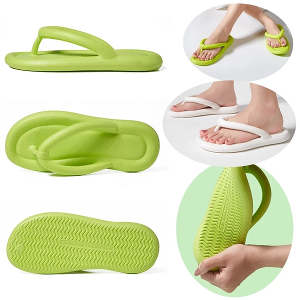 Women's Soft Lightweight EVA Sandlas Beach Flip Flops