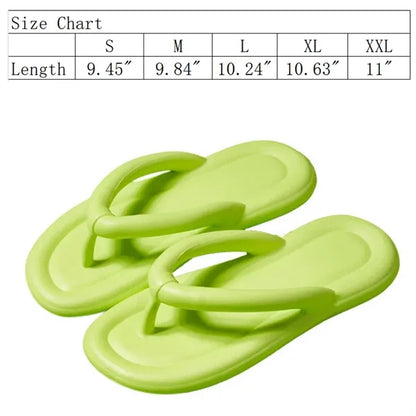 Women's Soft Lightweight EVA Sandlas Beach Flip Flops