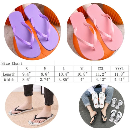 Unisex Soft Lightweight PVC Sandlas Beach Flip Flops