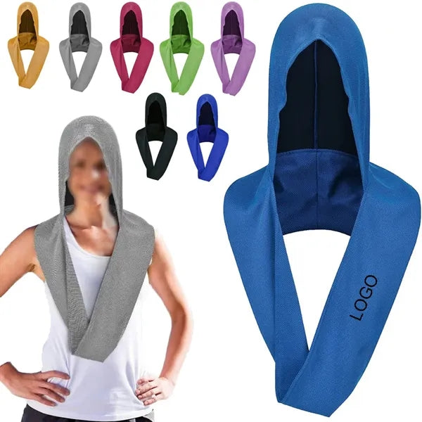 Outdoor Quick Dry Cooling Hoodie Towel