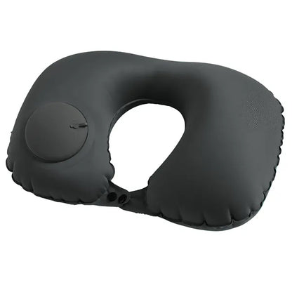 Ultra Soft Inflatable U-Shaped Travel Pillow