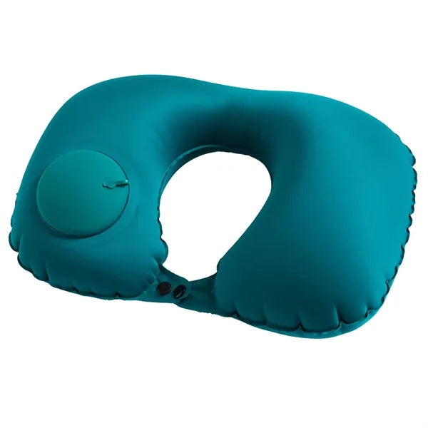 Ultra Soft Inflatable U-Shaped Travel Pillow