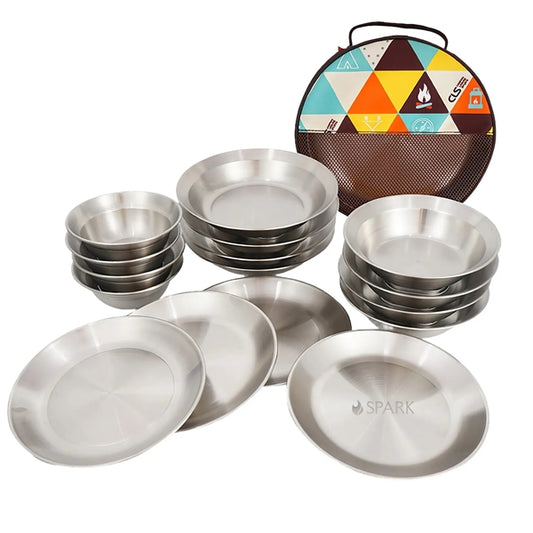 16-Piece Camping Cookware Set