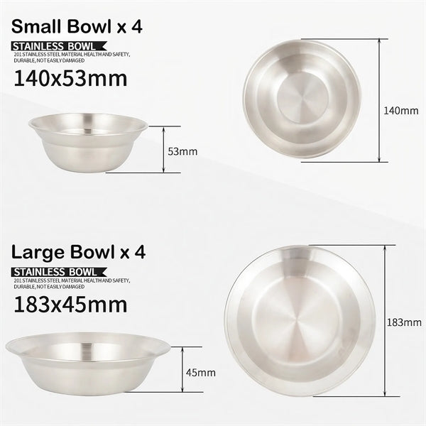 16-Piece Camping Cookware Set