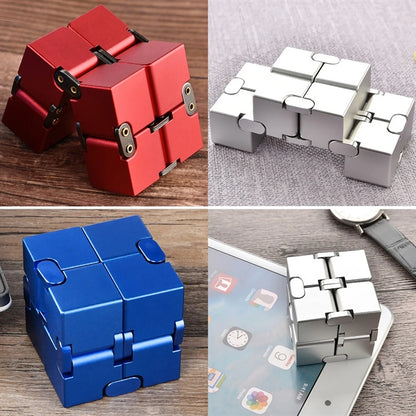 Aluminum Alloy Infinity Cube Fidget Toy