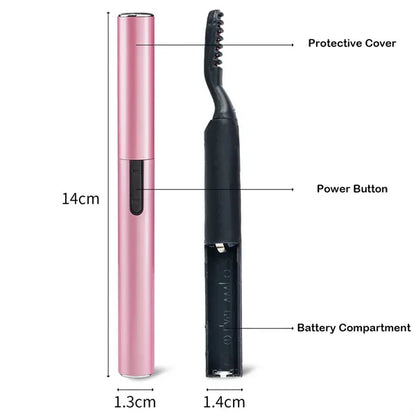 Portable Electric Eyelash Curler Pen