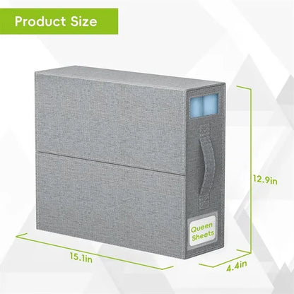 Foldable Bed Sheet Organizers Cube with Window