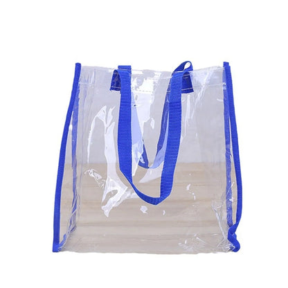 PVC Transparent Tote Bag Clear Carry Handbag.