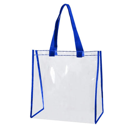 PVC Transparent Tote Bag Clear Carry Handbag.