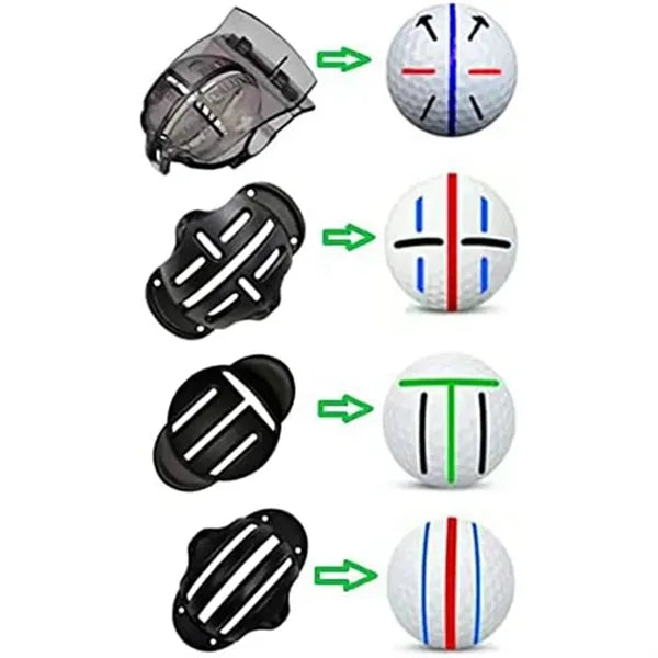 8 Pieces Precision Golf Ball Line Drawing Marker