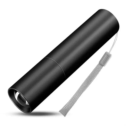 Aluminum LED Flashlight With Strap
