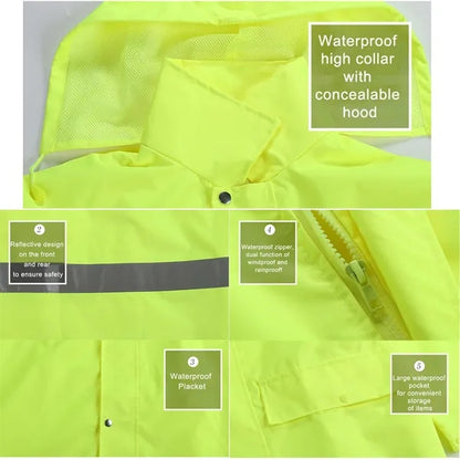 Reflective Raincoat Suit