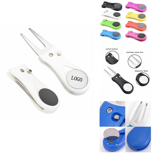 Foldable Divot Tool Golf Pitch Repairer