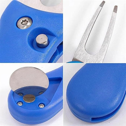 Foldable Divot Tool Golf Pitch Repairer