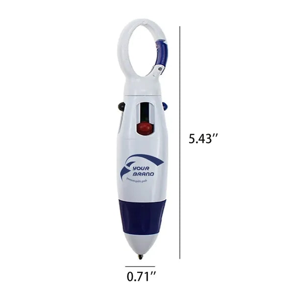 4-in-1 Multicolor Office School Retractable Ballpoint Pen