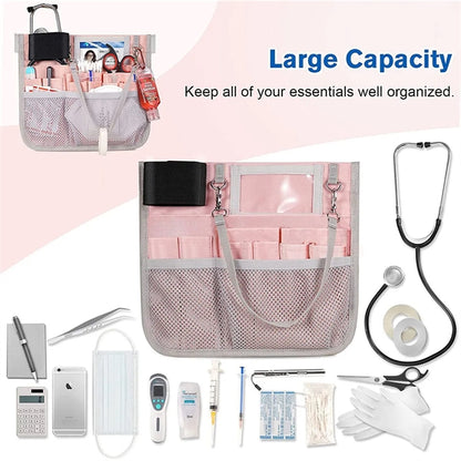 Multi Compartment Nursing Organizer Belt Stethoscope Holder