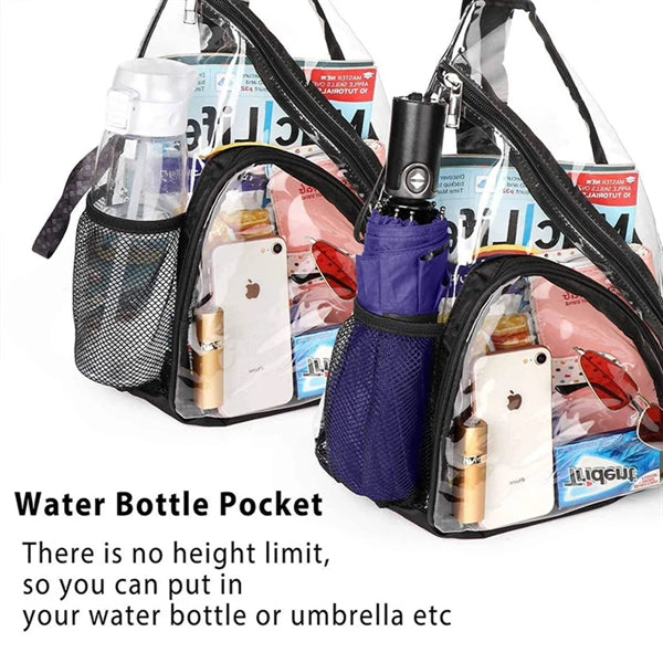 PVC Clear Fanny Crossbody Shoulder Backpack Belt Bag
