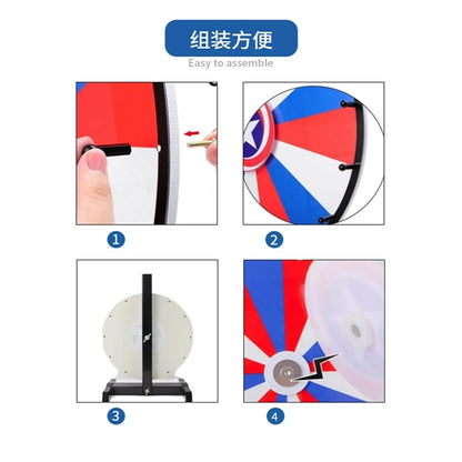 Spinning Prize Editable Wheel w/ Dry Erase Marker & Eraser