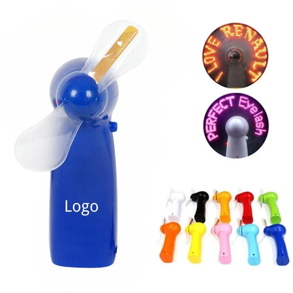 Led Fan Programmable Message