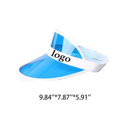 Casino Style Cap Visor Clear Sun Beach Hat