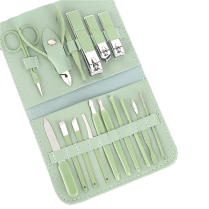 16 Pcs Stainless Steel Nail Care Tools Kit