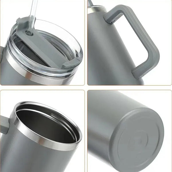 30 oz Stainless Steel Tumbler With Handle