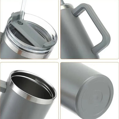 30 oz Stainless Steel Tumbler With Handle
