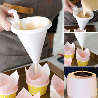 Adjustable Funnel for Baking Decorating Tools