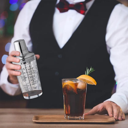 5 Pcs Stainless Steel Cocktail Shaker