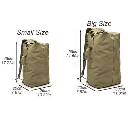 Canvas Duffle Backpack