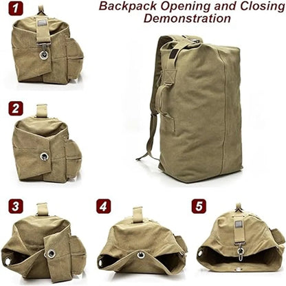 Canvas Duffle Backpack
