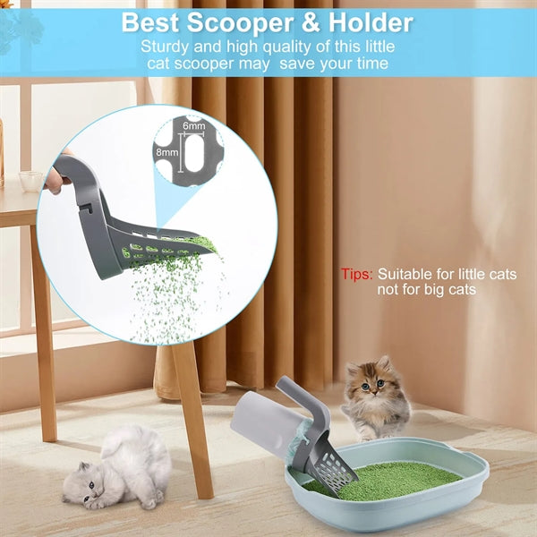 Cat Litter Scooper with Holder