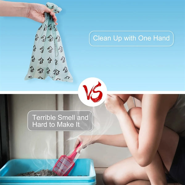Cat Litter Scooper with Holder