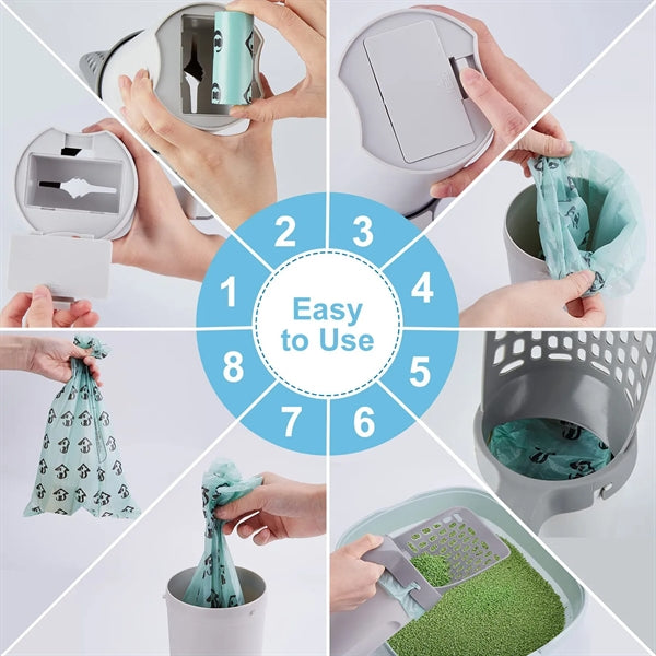 Cat Litter Scooper with Holder