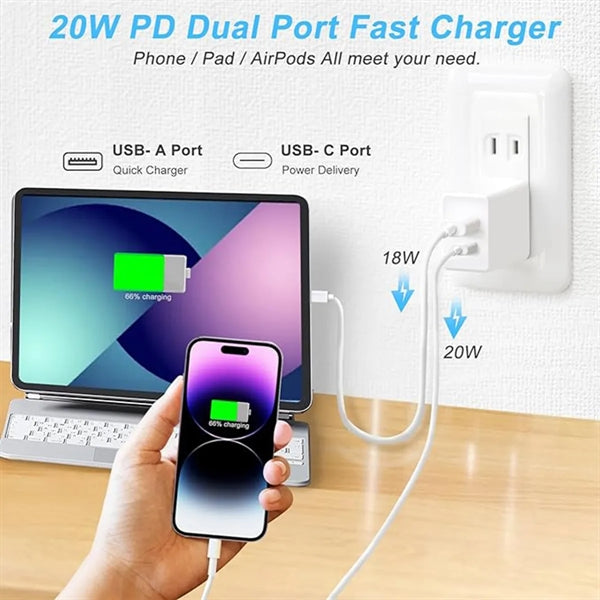 20W Usb C Charger Block