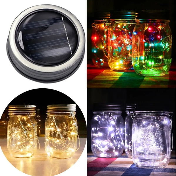 Solar Mason Jar Lights
