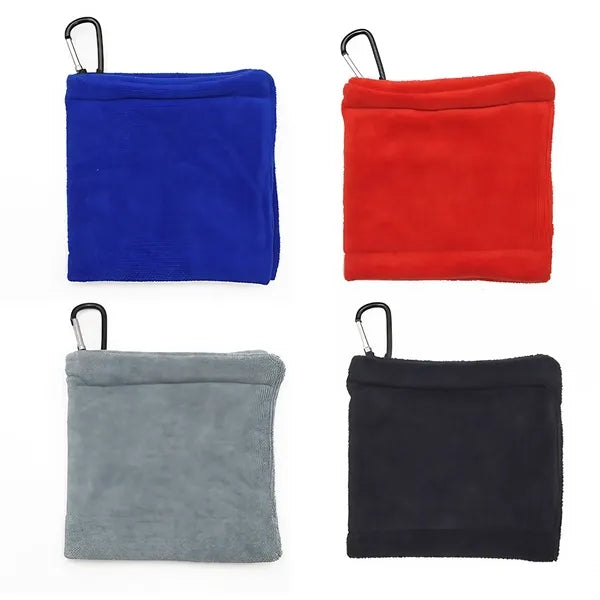 Microfiber Golf Towel with Carabiner