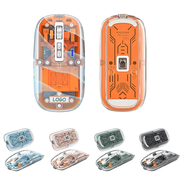 Transparent Wireless Bluetooth Mouse