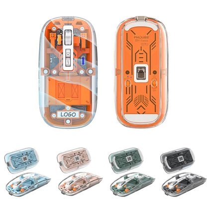 Transparent Wireless Bluetooth Mouse
