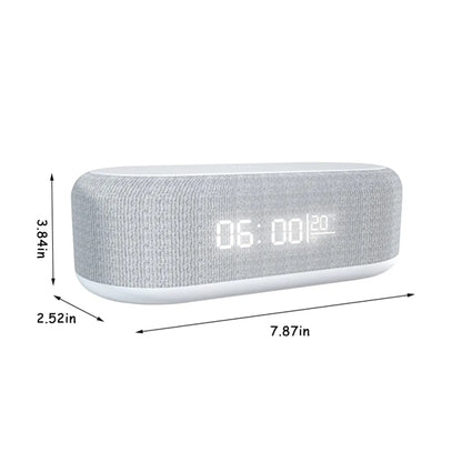 4 In 1 Led Digital Alarm Clock With Wireless Charging