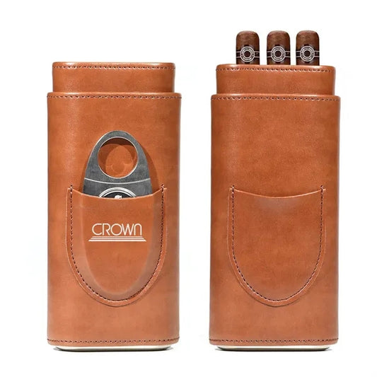 Premium Leather Cigar Case