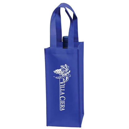 Wine Tote - 1 Bottle Bag - Screen Print