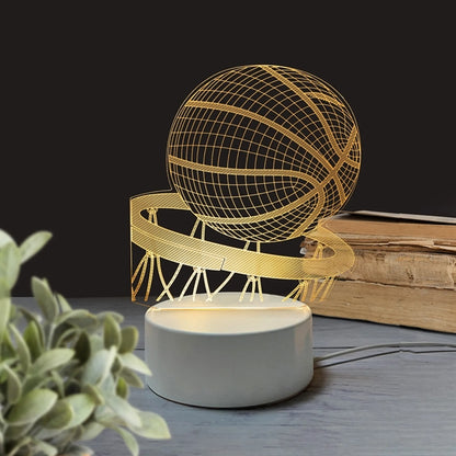 Basketball Night Light Desk Led Lamp