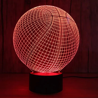 Basketball Night Light Desk Led Lamp
