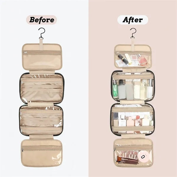 Toiletry Makeup Cosmetic Bag with Hanging Hook