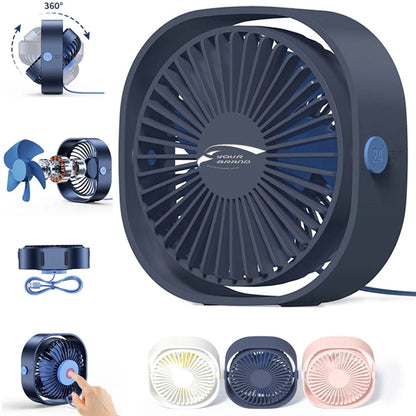 Personal Desktop Home Office Travel USB Mini Fans