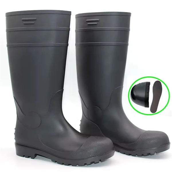 PVC Safety Steel Toe Rain Boots