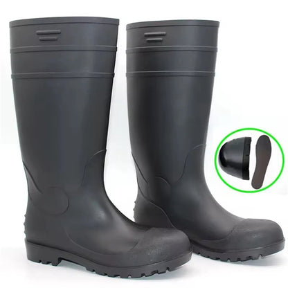 PVC Safety Steel Toe Rain Boots